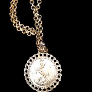 1960s old Capricorn silver necklace, and in excellent shape